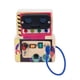 thumbnail image 1 of Tablero sensorial de madera LED Montessori, juguetes, tablero de actividades LED, interruptor de luces, tablero de actividades patrón de robot, 1 of 9