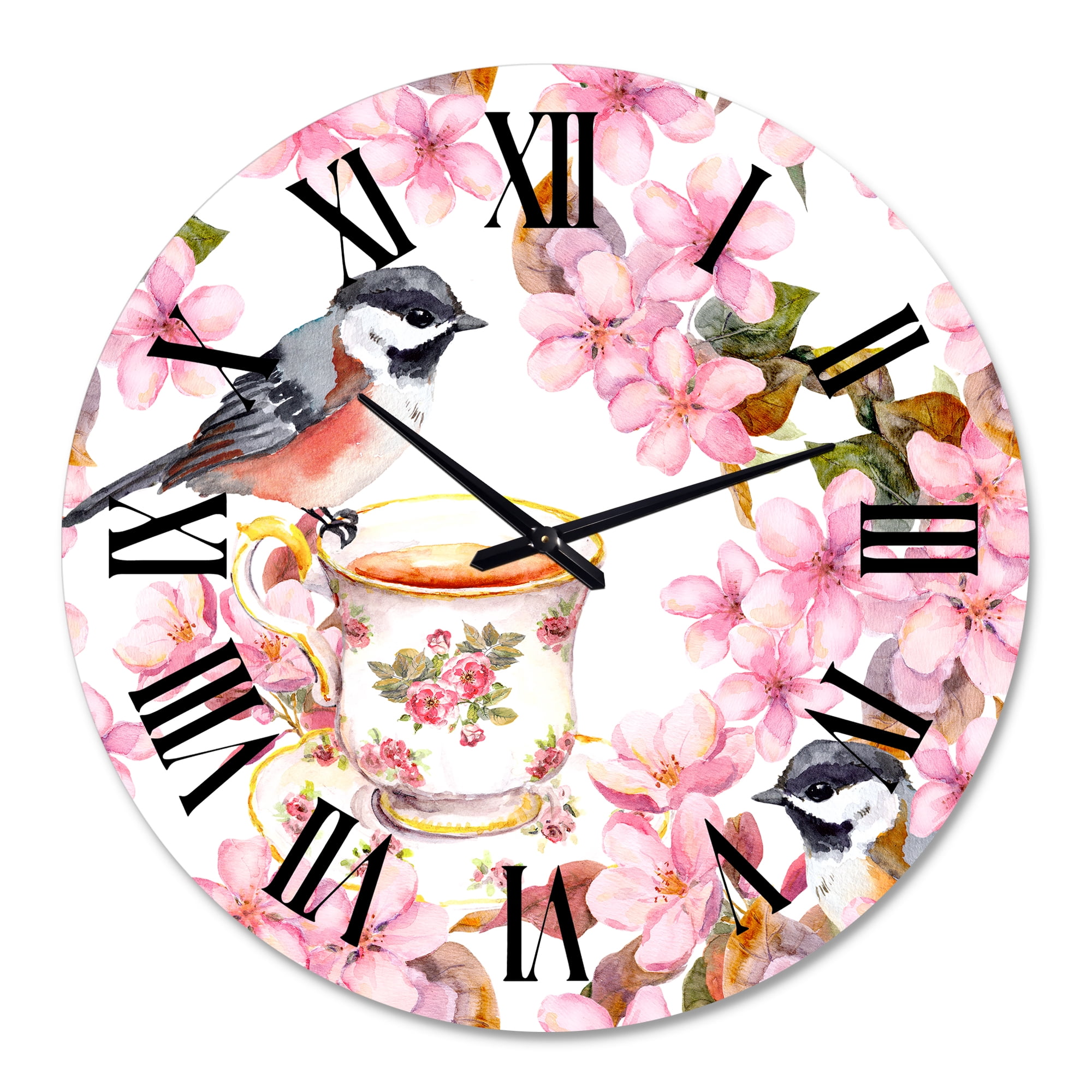 Designart 1.97 in Quartz Traditional Wall Clock with Easy to hang