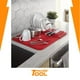 thumbnail image 2 of Escurridor Undry Dish Rack & Drymat Mat Rojo Umbra 330720-505, 2 of 3