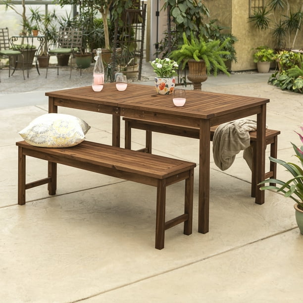 Manor Park Wooden Picnic Table With Umbrella Hole Multiple Colors And Styles Com Manor Park Wooden Picnic Table With, Patio Picnic Table With Umbrella Hole