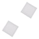 thumbnail image 4 of Cateissary White Blank Canvas Board Wooden Frame Painting Acrylic Oil For 2piezas 20x20x1.6 cm, 4 of 6