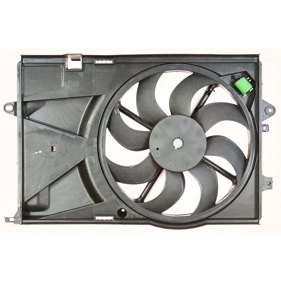 Agility Auto Parts 6010007 Dual Radiator and Condenser Fan Assembly for Chevrolet Specific Models