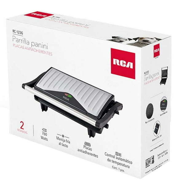 Parrilla RCA Panini rebanadas Bodega Aurrera en línea
