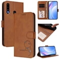 thumbnail image 1 of Flip Case for Samsung Galaxy A20S RFID Blocking Magnetic Clasp Wallet Case with 3 Card Slots and Kickstand Function, 1 of 4