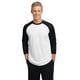 thumbnail image 1 of DESCATALOGADO Sport-Tek PosiCharge Camiseta de béisbol S Blanco/Negro deporte-tek ST205, 1 of 1