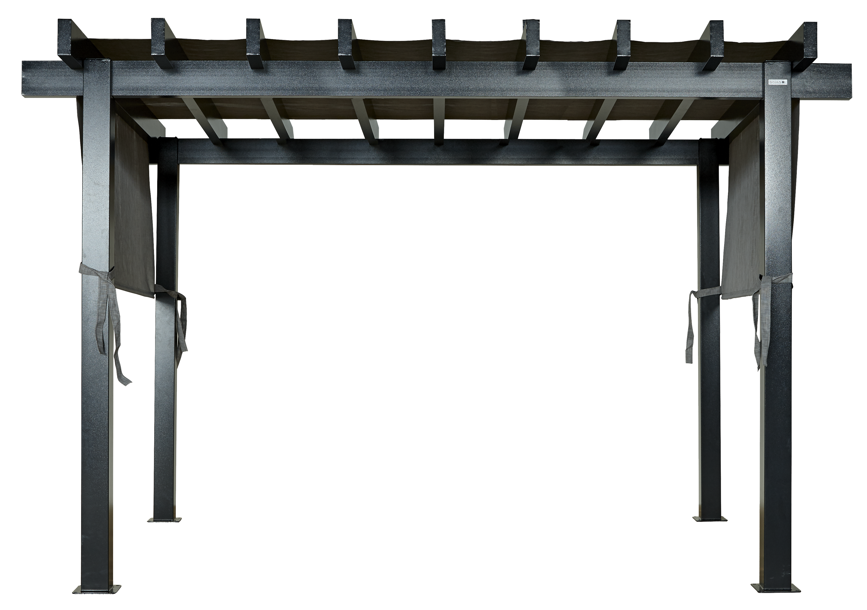 Yamba Pergola 10x10 ft. Rust Proof Aluminum Frame with Adjustable