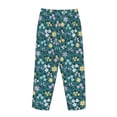 thumbnail image 3 of Lsque Floral Print Women's Pajama Pants, Lounge Pant - Comfortable Home Wear,Elastic Waistband, Stylish Design-Small, 3 of 9