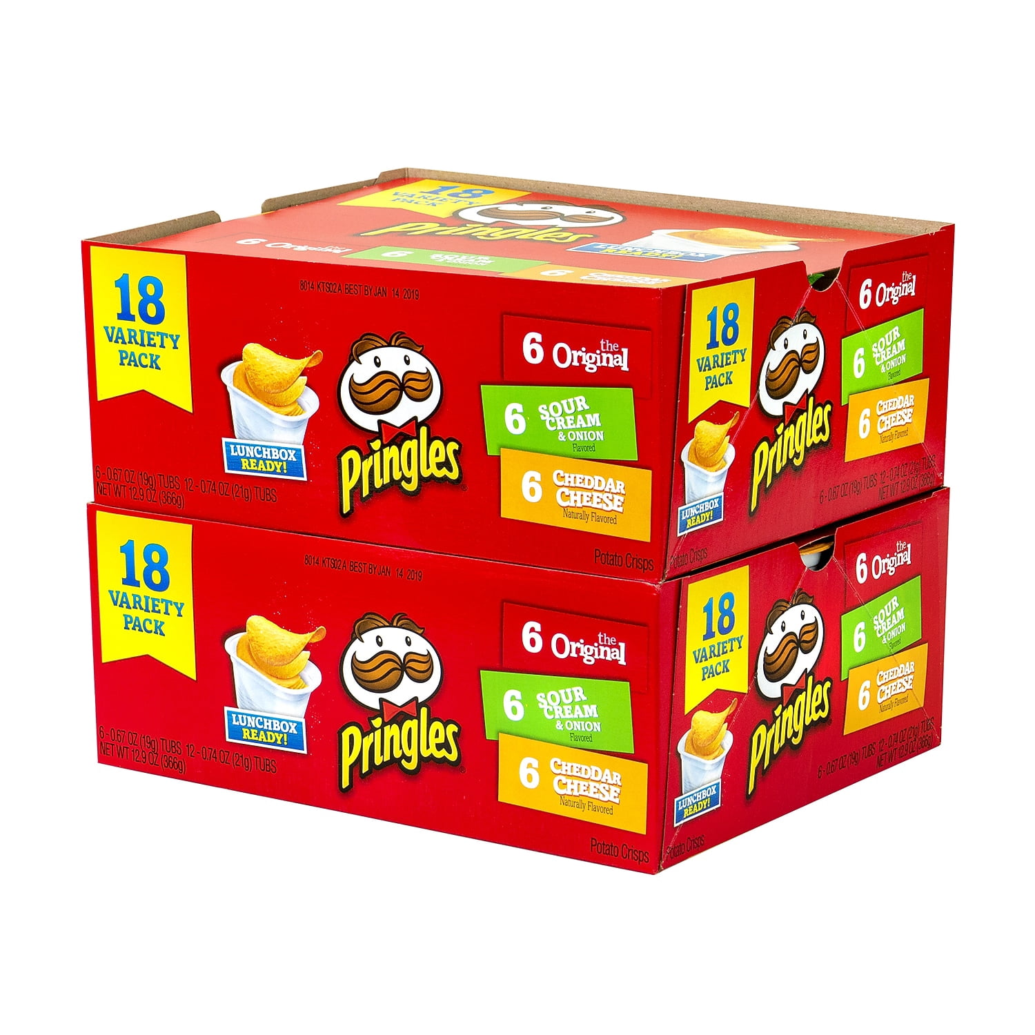 Pringles Snack Stacks Variety Pack - 36 ct.