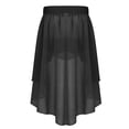 thumbnail image 2 of inhzoy Kids Big Girls High Low Chiffon Dance Skirt, 2 of 6