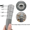 thumbnail image 2 of Unique Bargains 4.7Ft Washing Machine Drain Hose Extension Kit, 2 of 7