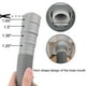 thumbnail image 5 of Kit de extensión de manguera de desagüe para lavadora de PVC, ajuste universal para todas las mangueras de desagüe de 4.7 pies, 5 of 7