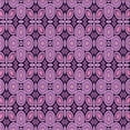 thumbnail image 1 of Ahgly Tapis d'Intérieur Lavable en Machine Carré Transitionnel Iris Violet, 7 Pieds Carré, 1 of 7
