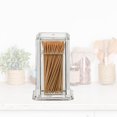 thumbnail image 4 of opvise Toothpick Bottle Elegant Clean Square Shape No Odor For Home Transparent, 4 of 7
