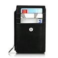 thumbnail image 2 of Badge Holder with Zipper ID Card Holder Wallet with Neck Lanyard RFID Blocking, 2 of 20