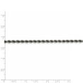 thumbnail image 2 of Sterling Silver Ruthenium 3mm Rope Chain Necklace - 20 Inch, 2 of 2