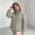 thumbnail image 5 of Luvrsol Girls Box‑Quilted Hooded Puffer Jacket, Zip‑Up Lightweight Kids Cold‑Weather Outerwear 100-160, 5 of 6