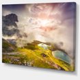 thumbnail image 2 of Sunrise on the Lakes Del Piani - Large Landscape Canvas Art Print, 2 of 4