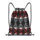 thumbnail image 1 of Fotbe Skull santa hat Bolsa Mochila con Cordón Estampada, Bolsa de Gimnasio Deportiva, Bolsa Cinch, Bolsa con Cordón para Hombres y Mujeres-Medium, 1 of 6