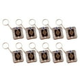 thumbnail image 1 of 10 llaveros de la suerte, regalo retro, joyería, llavero, colgante, regalo para mujeres y hombres. Plata, 1 of 9