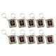 thumbnail image 1 of 10 llaveros de la suerte, regalo retro, joyería, llavero, colgante, regalo para mujeres y hombres. Plata, 1 of 9