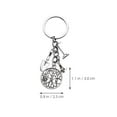 thumbnail image 2 of MLINS Tree Shovel Design Keychains Creative Key Rings Alloy Pendant Key Holder Craft Ornaments Teachers Day Gift, 2 of 8