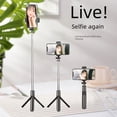 thumbnail image 1 of Palo selfie con Bluetooth integrado, palo selfie multifuncional, soporte portátil, 1 of 4