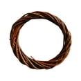thumbnail image 1 of Corona de ratán para hacer tú mismo Manualidades para hacer tú mismo Suministros para hacer coronas para hacer tú mismo Corona para puerta de entrada Café, 1 of 8