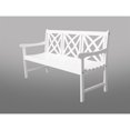 thumbnail image 3 of Vifah Banc Extérieur Bradley en Blanc, 3 of 5