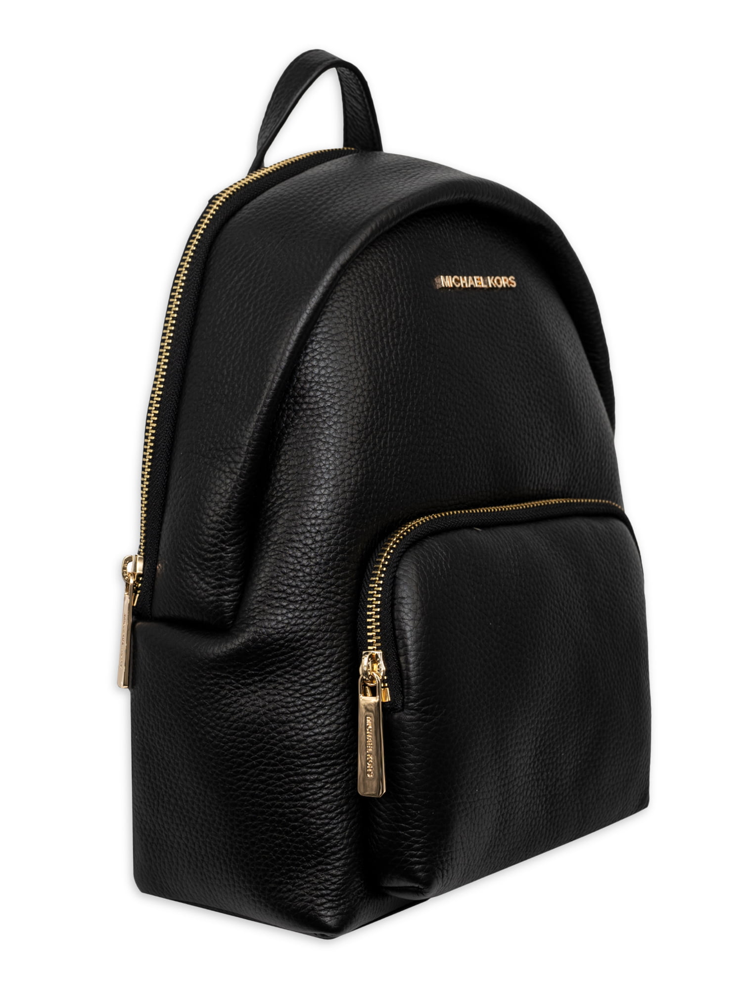 Michael Kors Women's Erin Medium Pebbled Leather Backpack - Black 