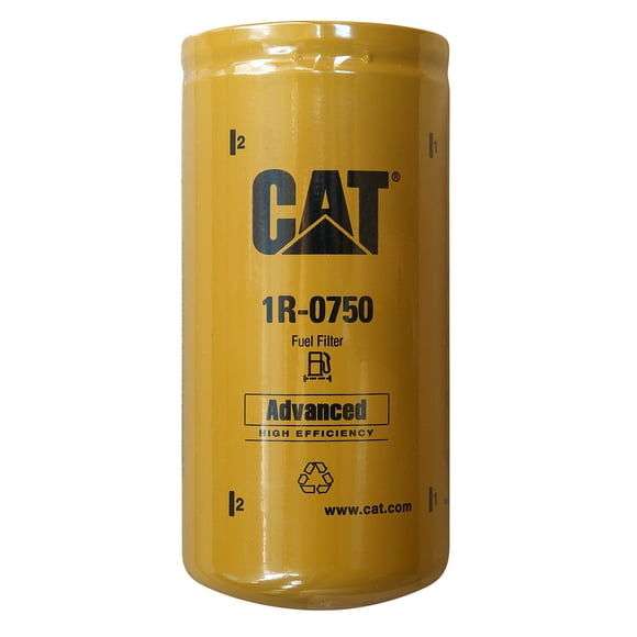 Filtro de combustible Caterpillar 1R-0750 Advanced High Efficiency x2