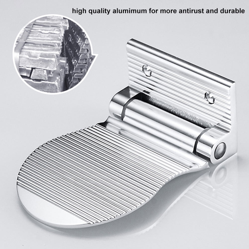 Aluminum Foot Rest Shaving Leg Wash Feet Lace Up Shoes Antislip Foot
