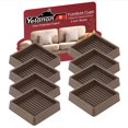 thumbnail image 1 of Almohadillas antideslizantes para muebles Yelanon, 8 unidades, 5 cm, color marrón, 1 of 7
