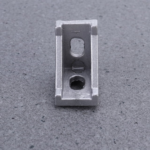 NIYANGLE 10Pcs Square Aluminum Extrusion Corner Brackets Silver for CNC Routers