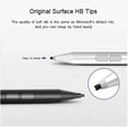 thumbnail image 4 of Uogic Pen for Microsoft Surface, Palm Rejection, 1024 Levels Pressure, Flex & Soft HB Nib, Compatible with Surface Pro/Book/Laptop/Go, Including 2 Spare Nibs & AAAA Battery, 4 of 4
