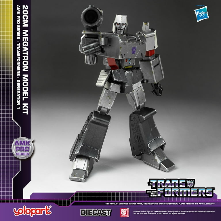 YOLOPARK Megatron Transformer Toy, 7.87 Inch G1 Action Figure