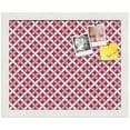 thumbnail image 2 of PinPix ArtToFrames 13x10 Custom Cork Bulletin Board    Poster Board Has a Fabric Style Canvas Finish, Framed in Satin White Frame (PinPix-470), 2 of 5