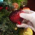 thumbnail image 3 of Adornos navideños, estante indio, cristal multicolor, 8 cm, 6 piezas, 3 of 8