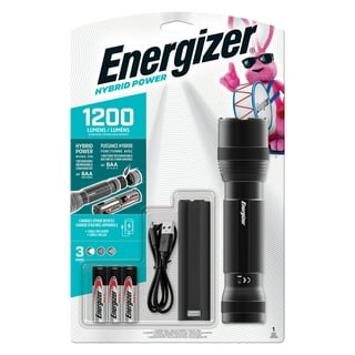 Energizer Rechargeable Emergency LED Flashlight, Plug-In Power Outage Light  RCL1NM2WH - The Home Depot