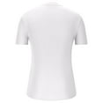 thumbnail image 3 of Ashirexll Mens T-shirts, Big and Tall Shirts for Men, Solid Color T-shirt Elastic Breathable and Fashion Short Sleeve V-neck Tops, 3 of 6