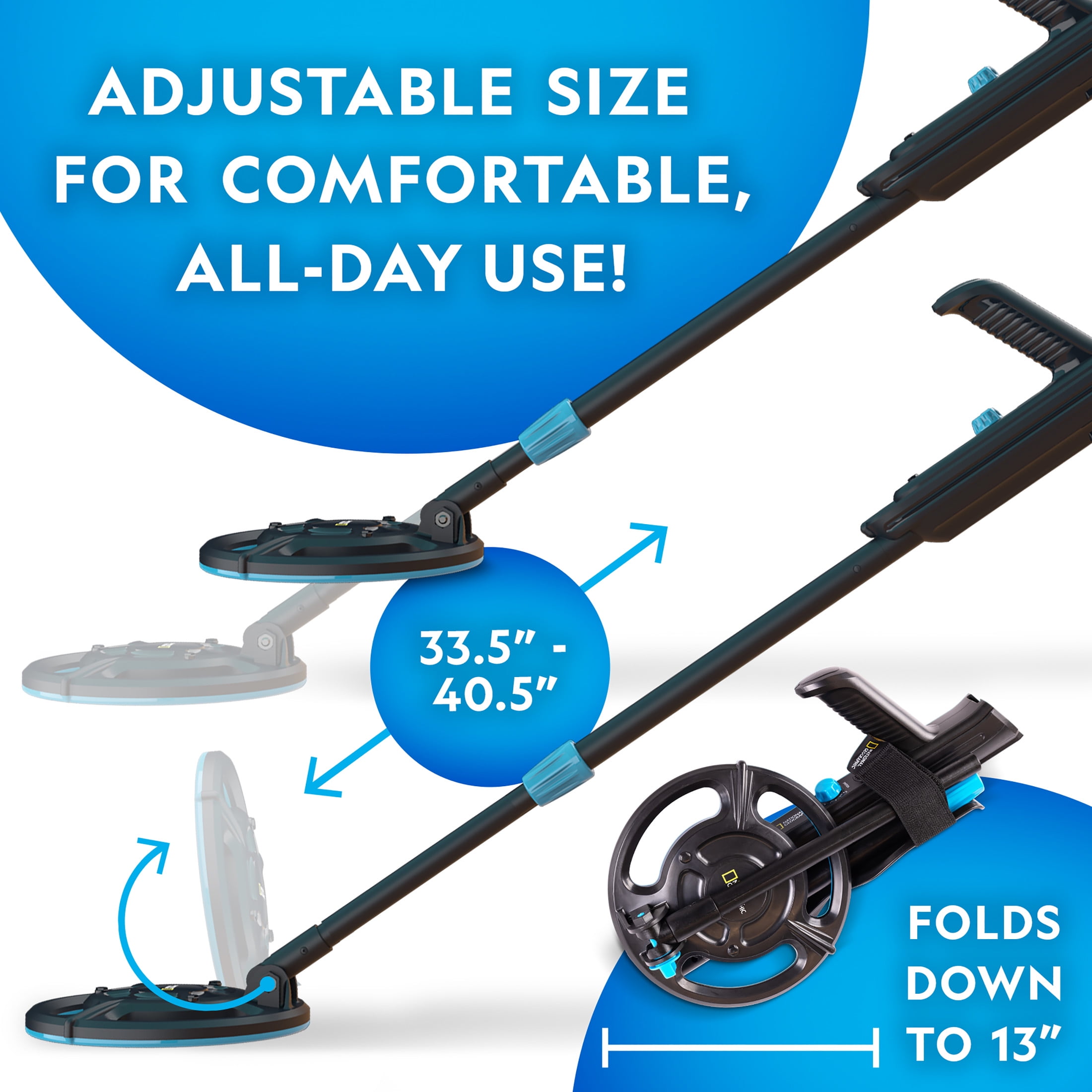 National Geographic Kids Metal Detector Starter Kit with Waterproof Coil