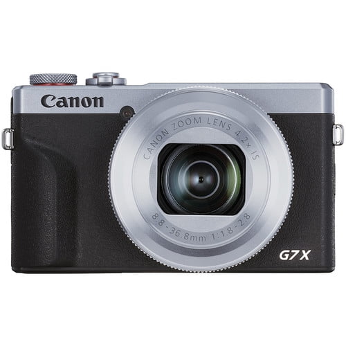 Canon PowerShot G7 X Mark III Digital Camera (Silver) with Canon PowerShot G7 X Mark III Digital Camera (Silver) with