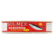 Sol-Mex Sardines in Tomato Sauce with Chili, 15 Oz