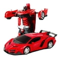 thumbnail image 4 of Rc Car Driving Sports Cars Drive Deformation Robot Model Remote Control Car Rc Fighting Toy Gift 2 En 1 Yuarrent EL018078-06, 4 of 5