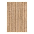thumbnail image 3 of Unique Loom Braided Jute Collection Area Rug - Dhaka (4' 1" x 6' 1" Rectangle Natural), 3 of 7
