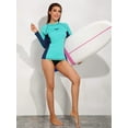 thumbnail image 7 of Azunasea Women's Swim Shirts Long Sleeve Rash Guard UPF 50+ UV Sunsuits, 7 of 7