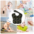 thumbnail image 6 of Bingfone Mess-Proof Baby Bib - Waterproof Bib for Baby Boy or Girl with Food Catcher Pocket, Unisex-Bee Floral, 6 of 6