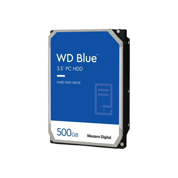 WD Blue WD5000AZLX - Disque Dur - 500 GB - Interne - 3,5" - SATA 6Gb/S - 7200 Tr/min - Tampon: 32 MB