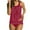 Red, variant on WREESH Womens Tankini Swimsuit Bikini Split Two-Piece Beach Swimsuit with Bra Swimsuit Beach Bathing Suit Orange