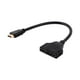 thumbnail image 3 of Divisor de Cable HDMI ANGGREK Hembra a 2 Hembra Negro 30 cm, 3 of 8
