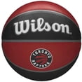 thumbnail image 2 of Baloncesto WILSON, tributo al equipo de la NBA, talla 7:29.5 Toronto Raptors, 2 of 3